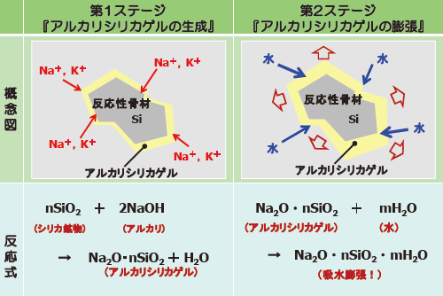 アルカリ シリカ 反応 と は